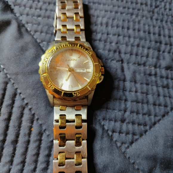 Men's ELGIN Classic Two-Tone Dress Casual Steel Band Watch - Picture 7 of 7